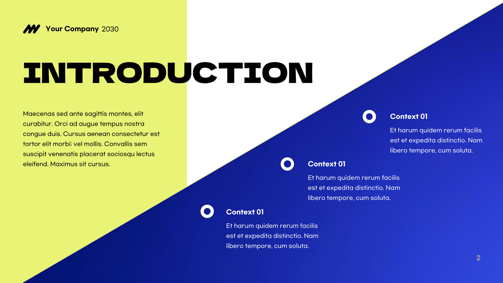 Blue Modern Agency Presentation