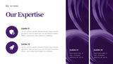 Purple Abstract Business Presentation