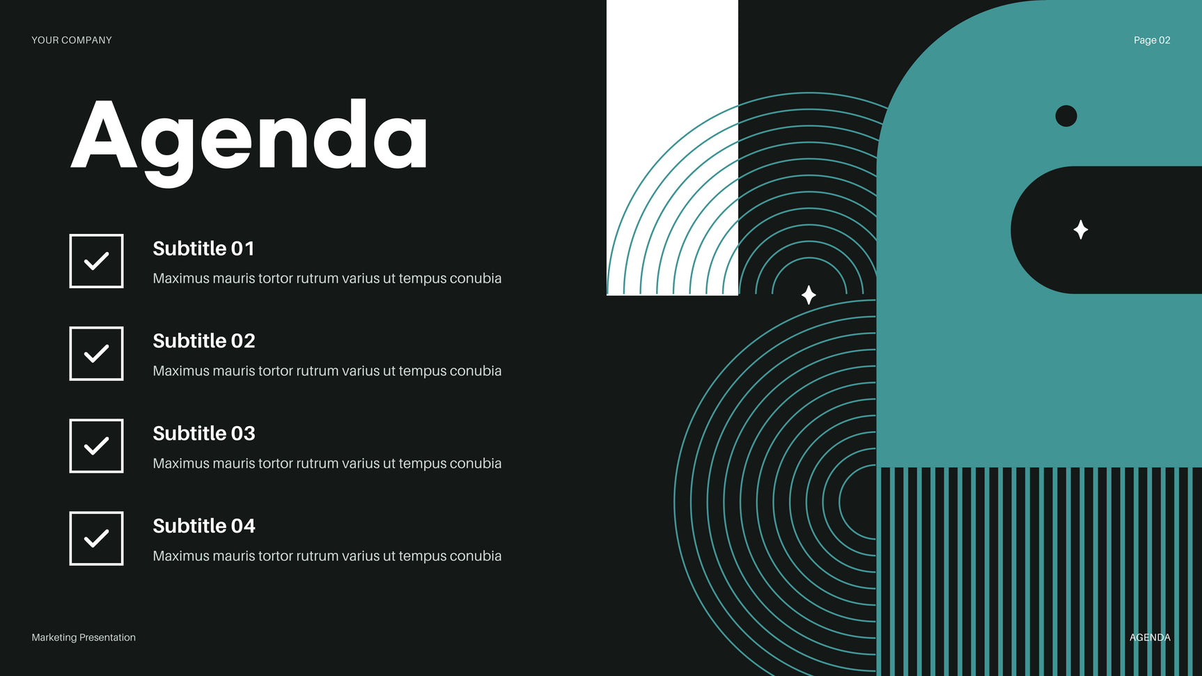 Teal Modern Budget Presentation