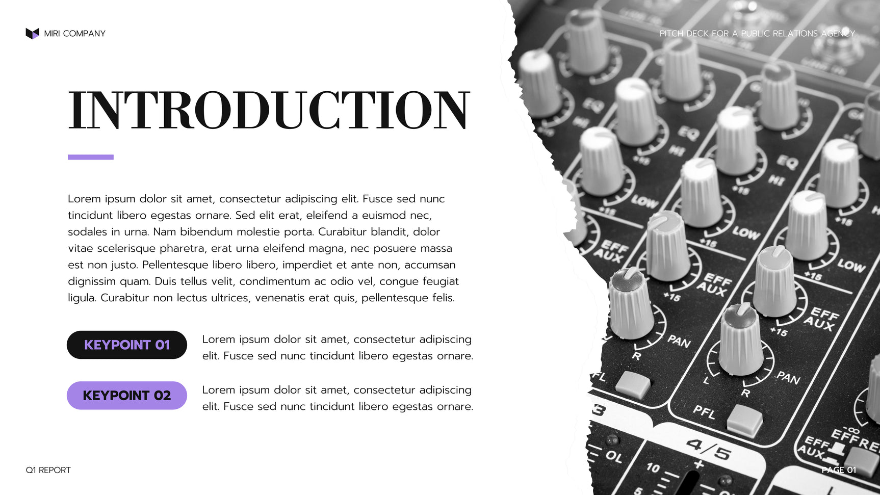 Purple Modern Agency Presentation