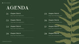 Green Minimalist Business Presentation