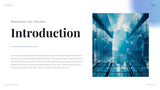 Blue Modern Company Introduction Presentation