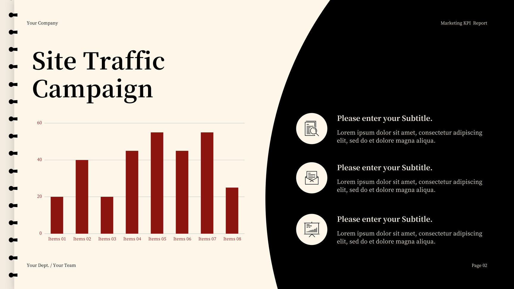Red Modern Marketing Report Presentation