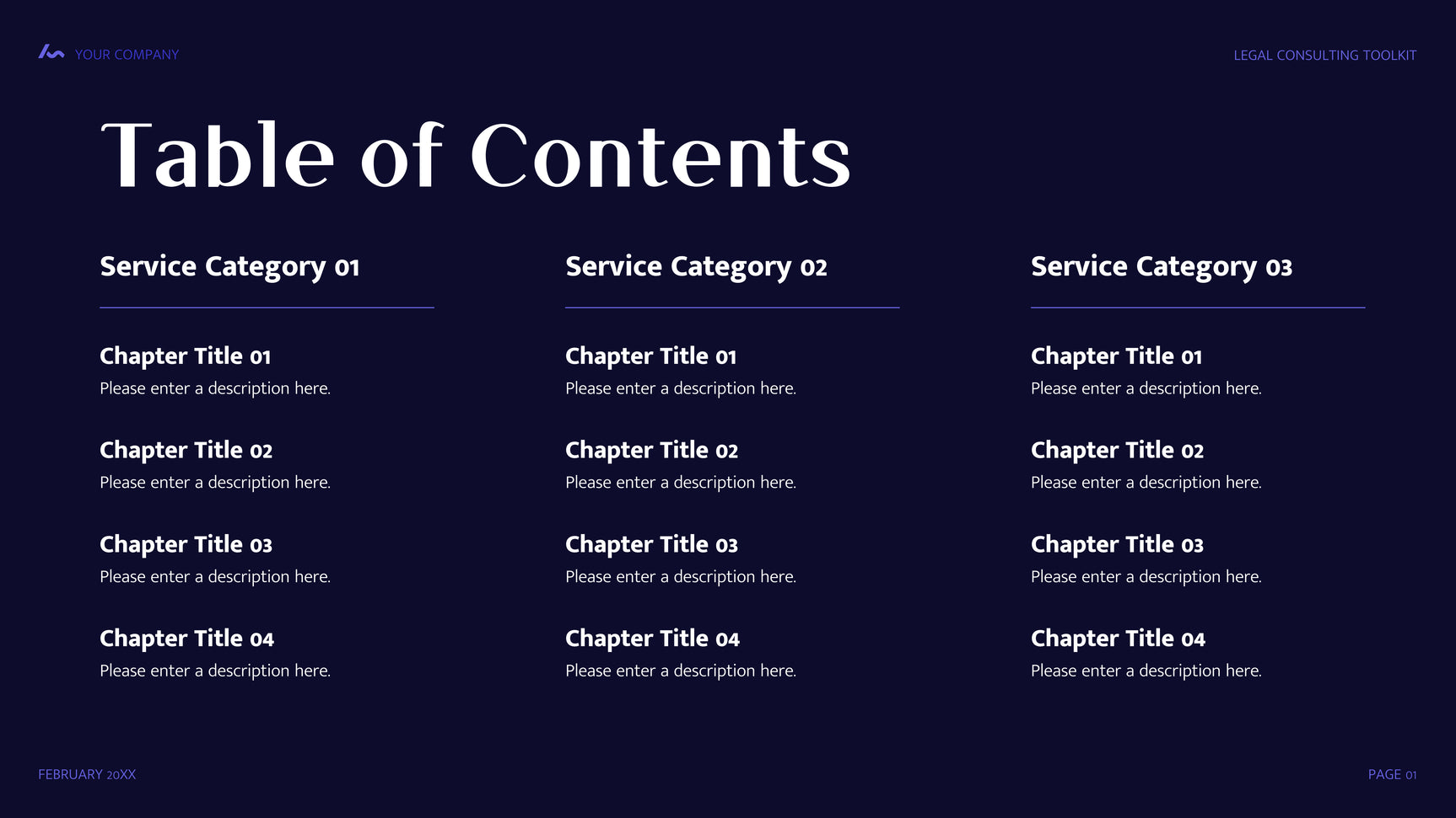 Blue Modern Legal Guide