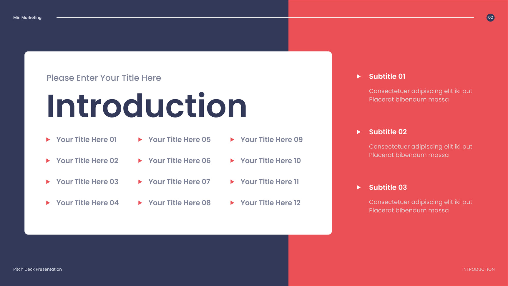 Red Geometric Business Presentation