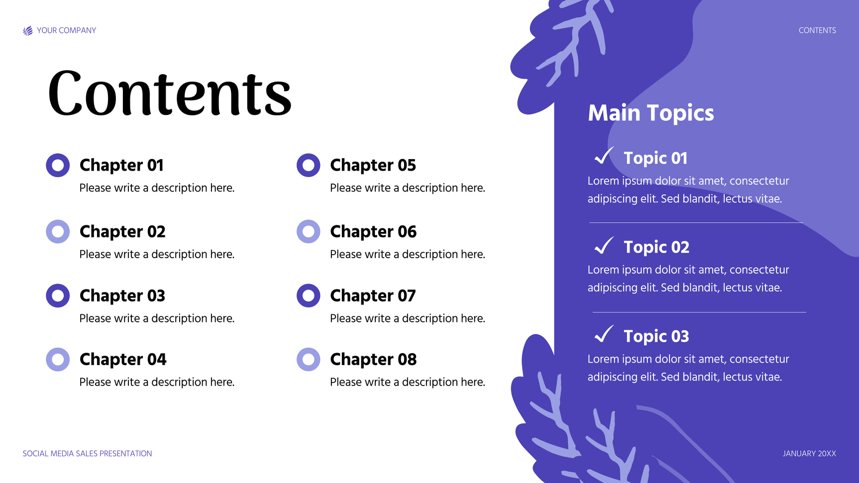 Purple Modern Sales Presentation