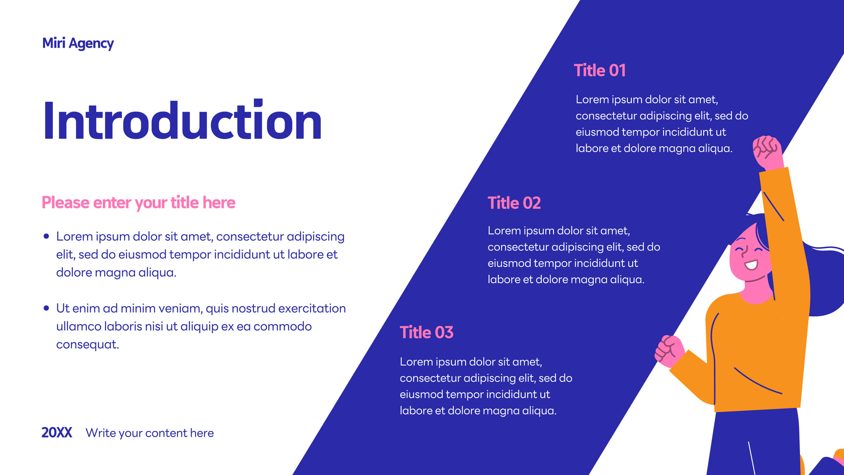 Blue Modern Agency Advertisement