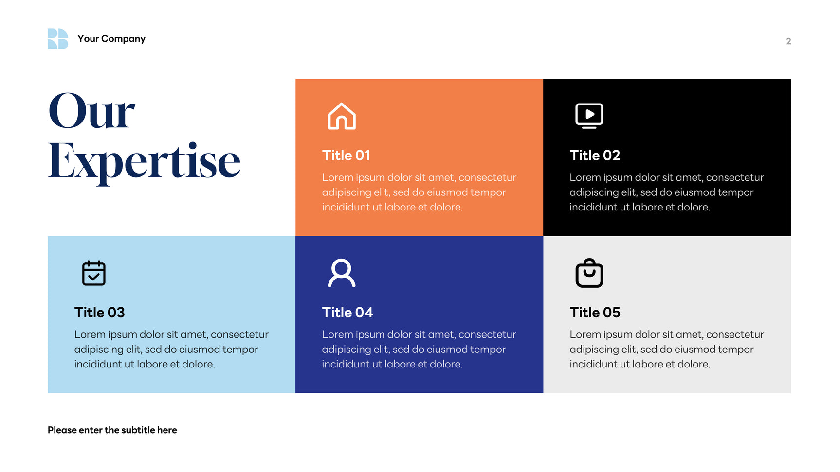 Blue Modern Business Presentation