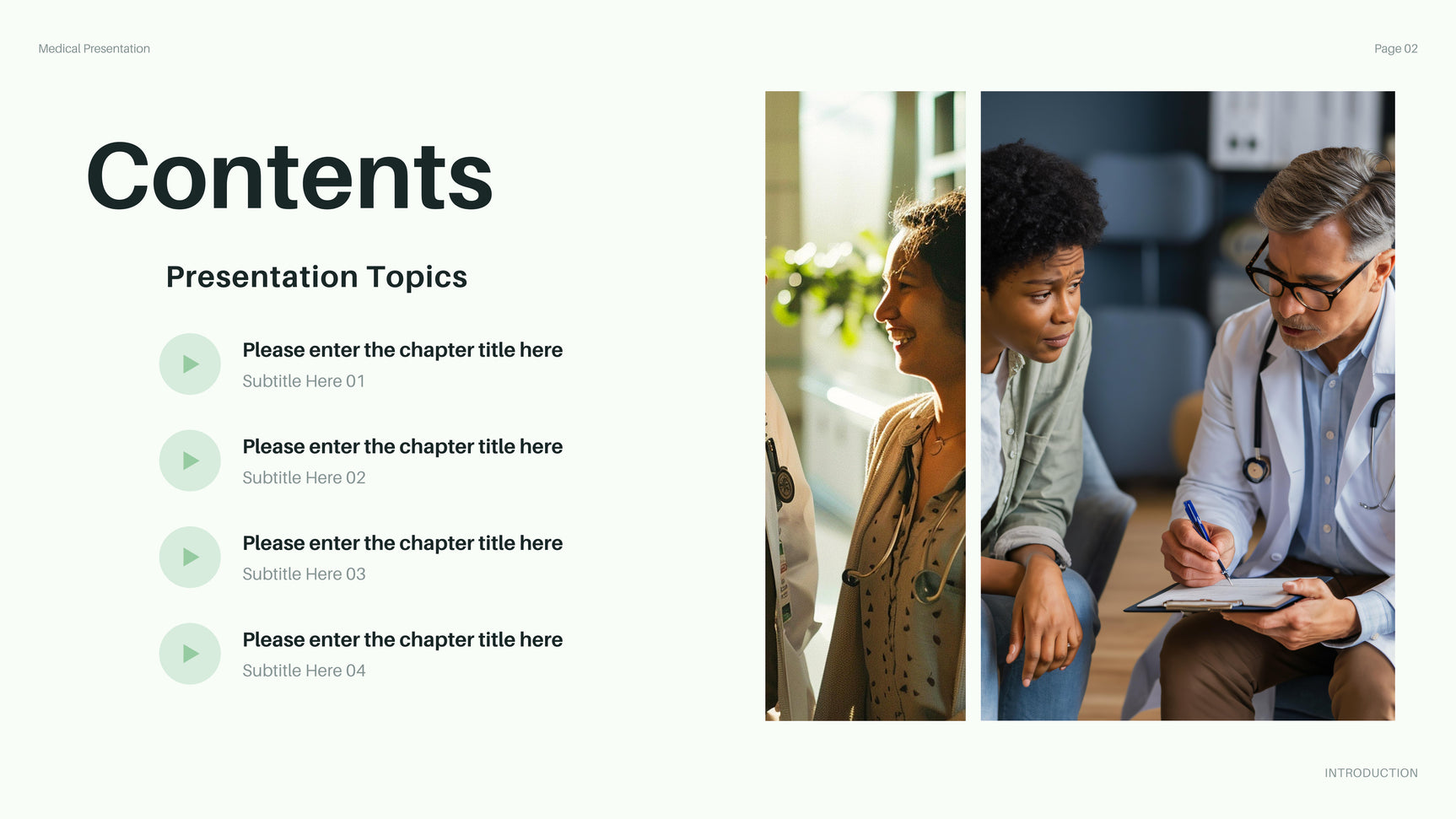 Green Modern Healthcare Presentation
