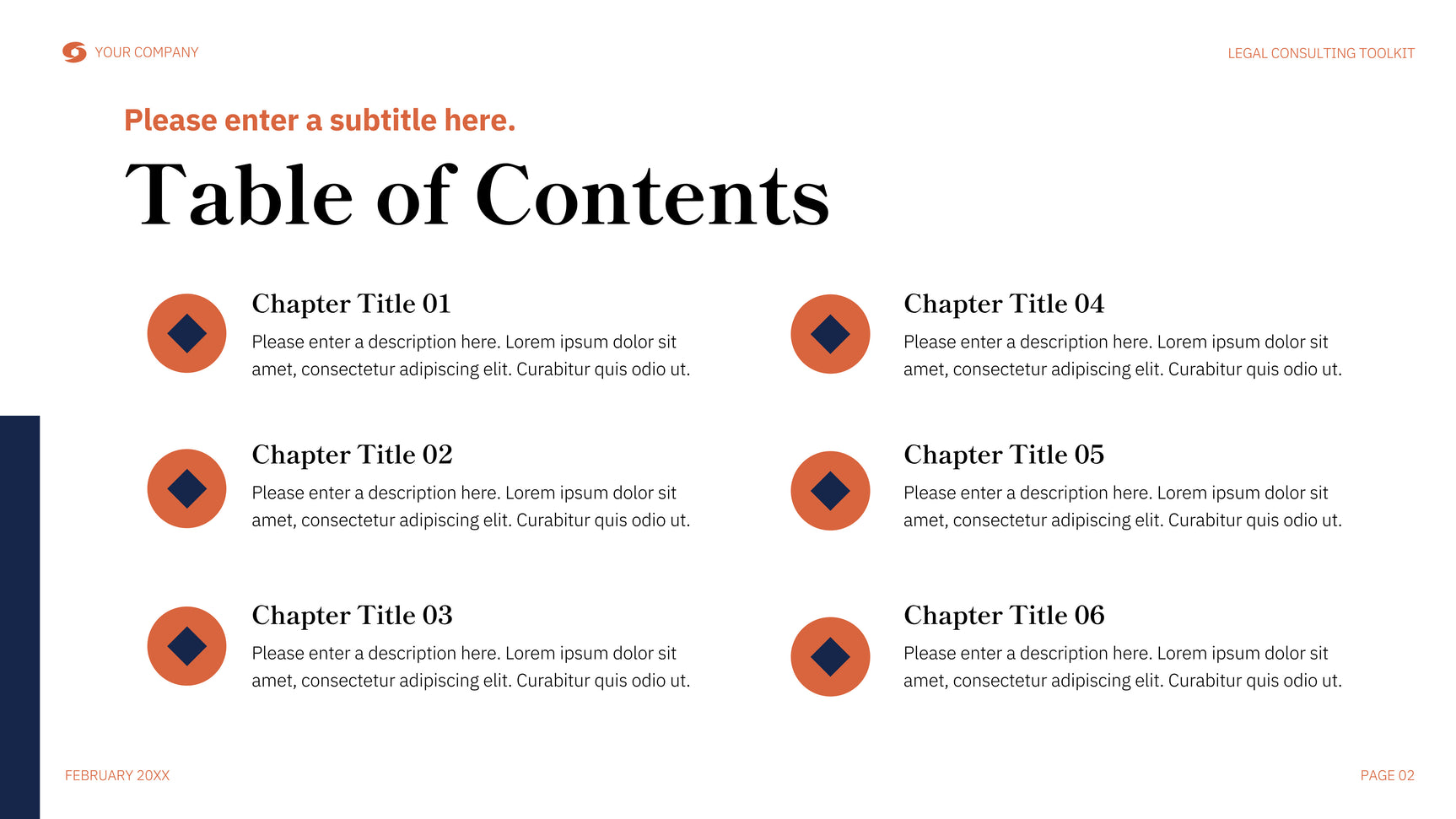 Orange Modern Legal Guide