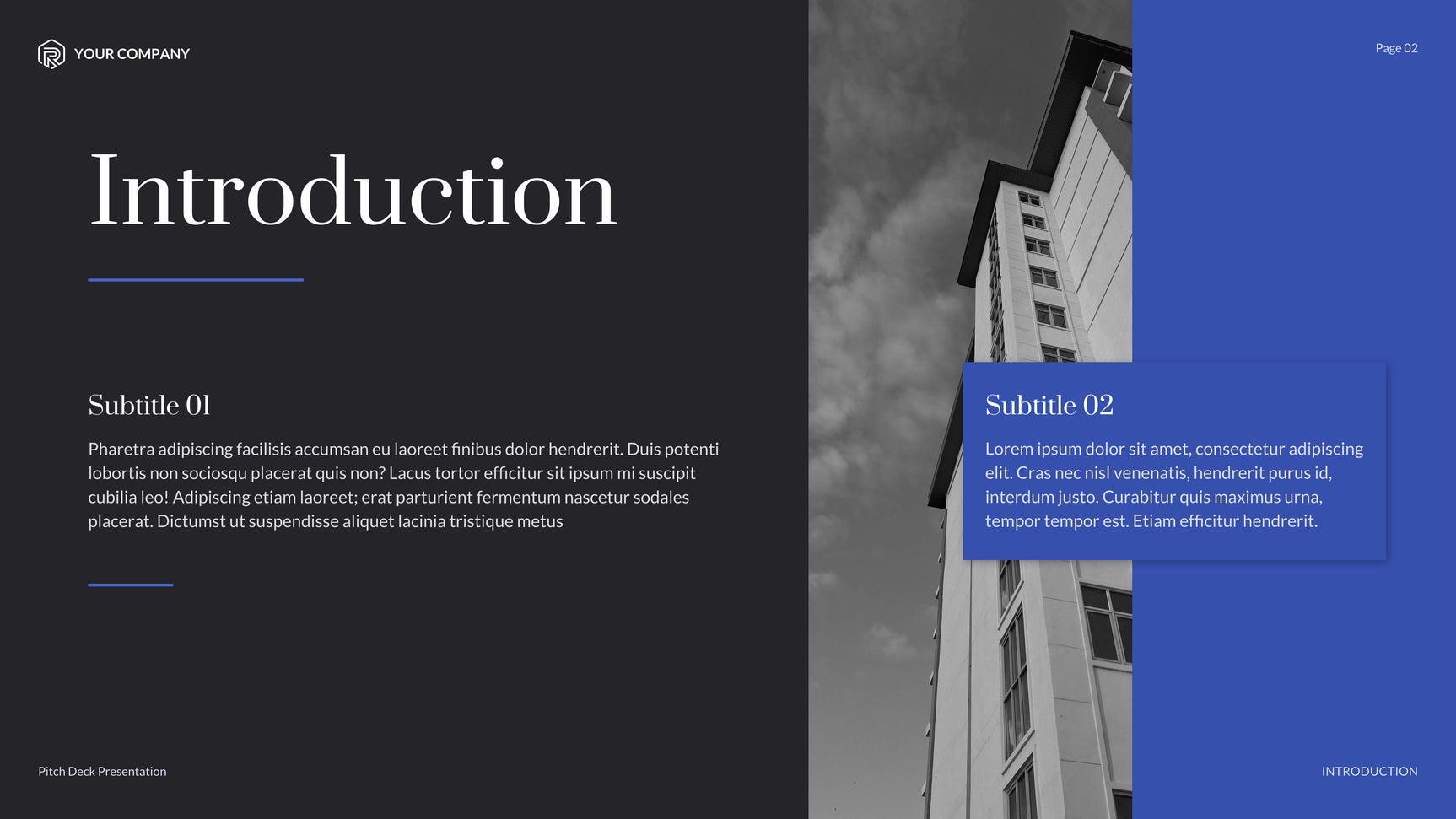 Blue Modern Agency Presentation