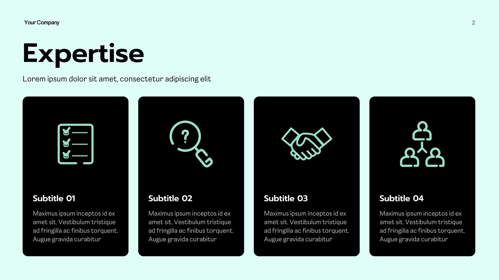 Mint Modern Business Presentation