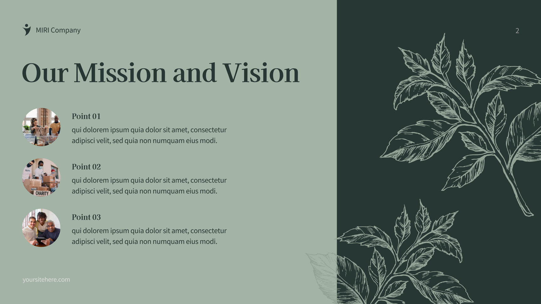 Green Botanical Fundraising Document