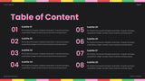 Rainbow Bold Social Media Report