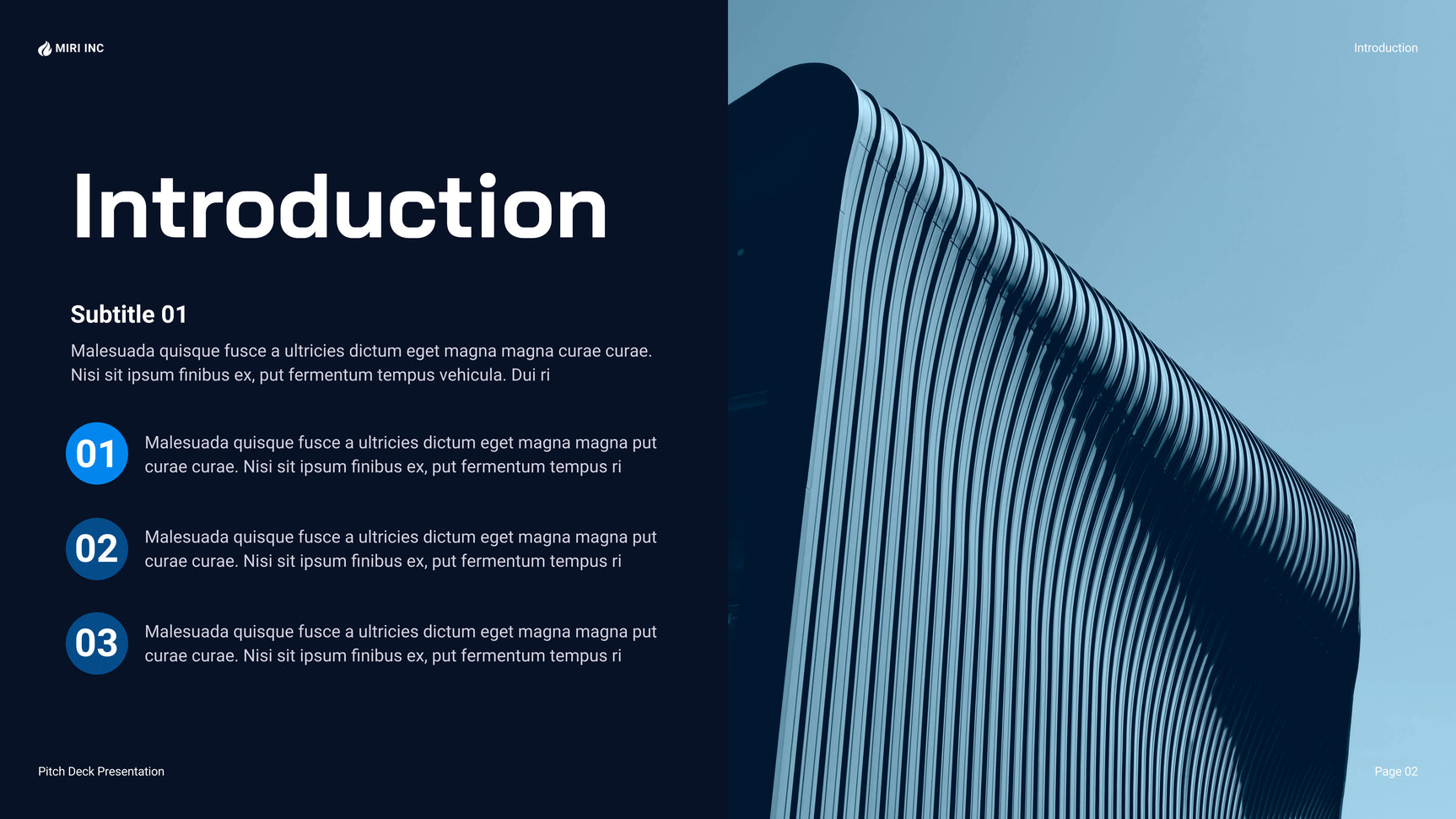Blue Modern Business Presentation