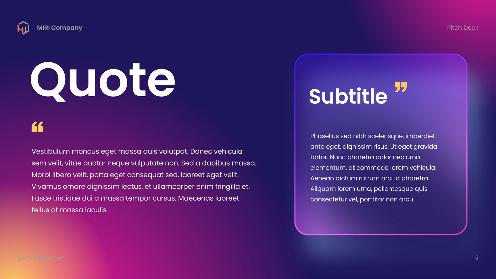 Colorful Modern Media Guide