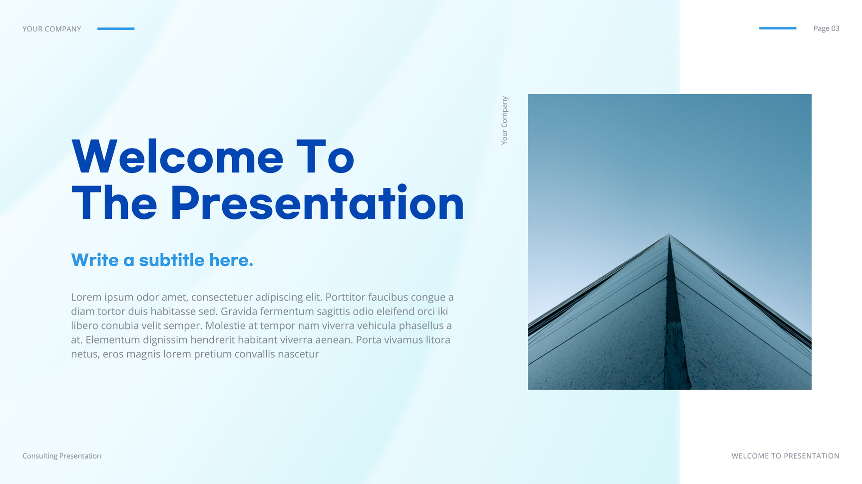 Blue Geometric IT Presentation Document