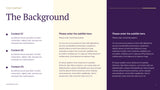 Purple Modern Business Plan
