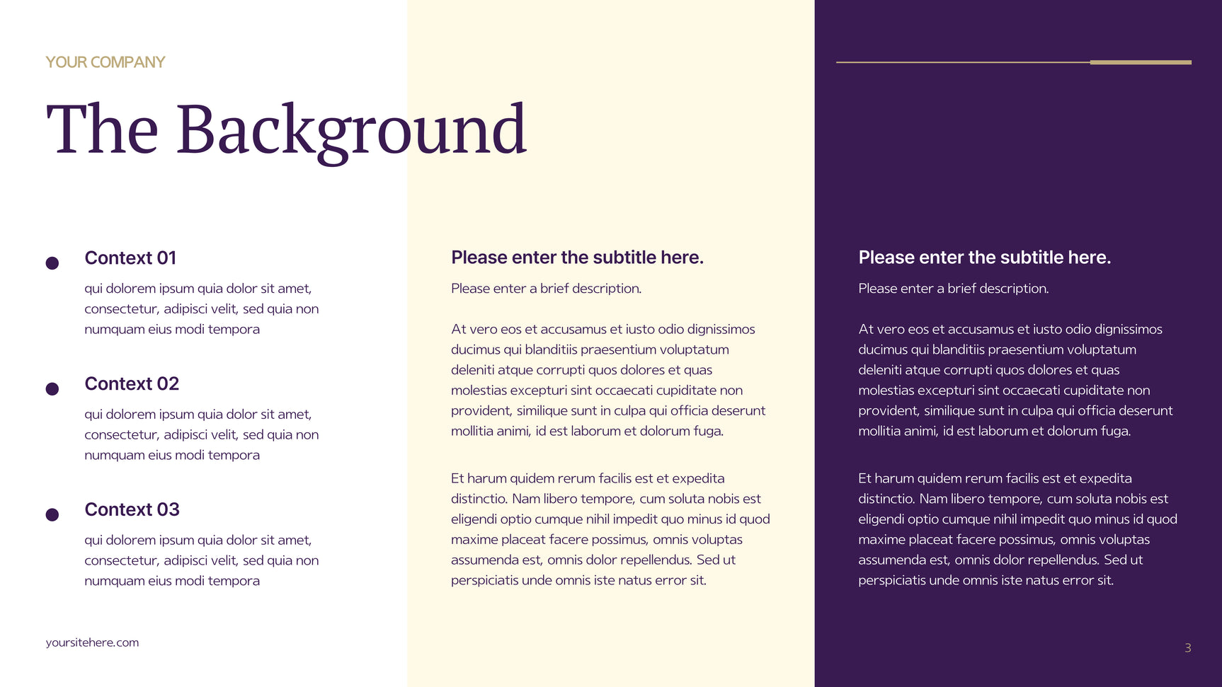 Purple Modern Business Plan