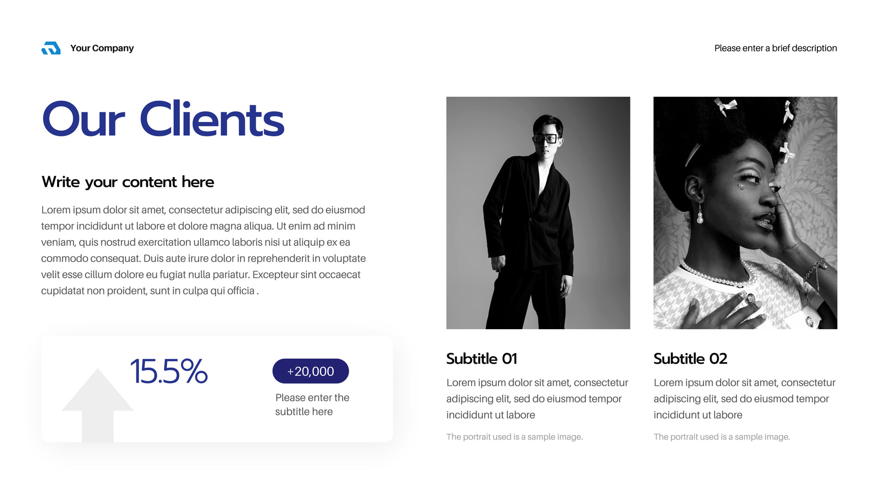 Blue Geometric Business Presentation