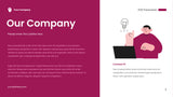 Pink Modern Agency Introduction Slide