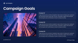Blue Abstract Advertising Report