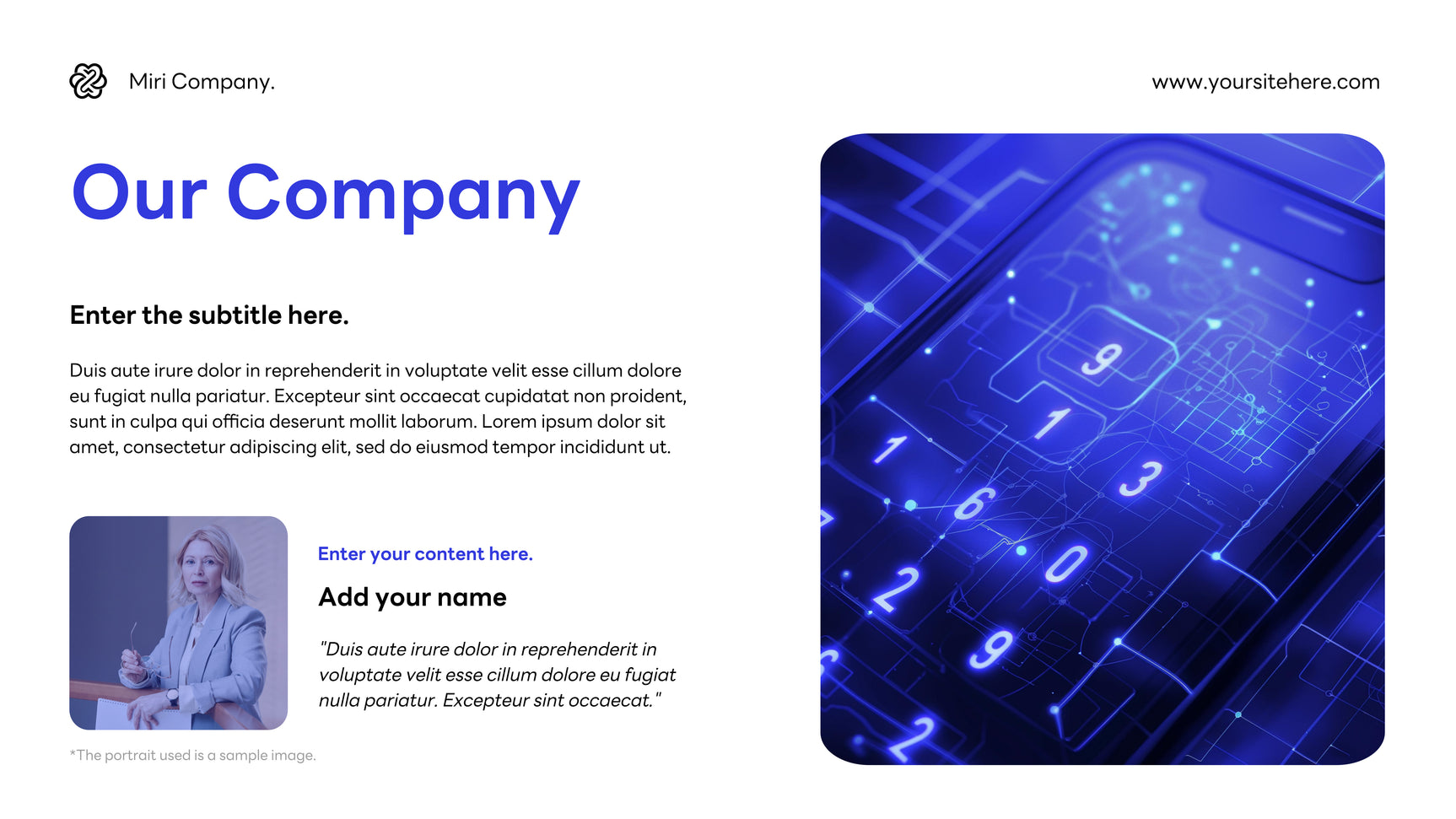 Blue Modern Cybersecurity Promotion