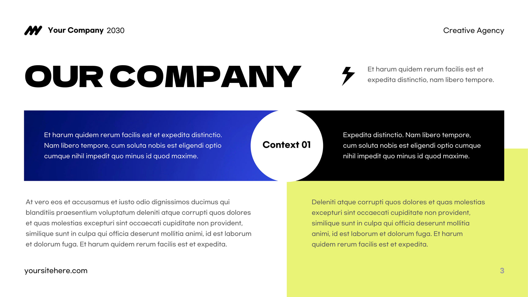 Blue Modern Agency Presentation