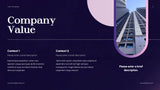 Purple Abstract Startup Pitch