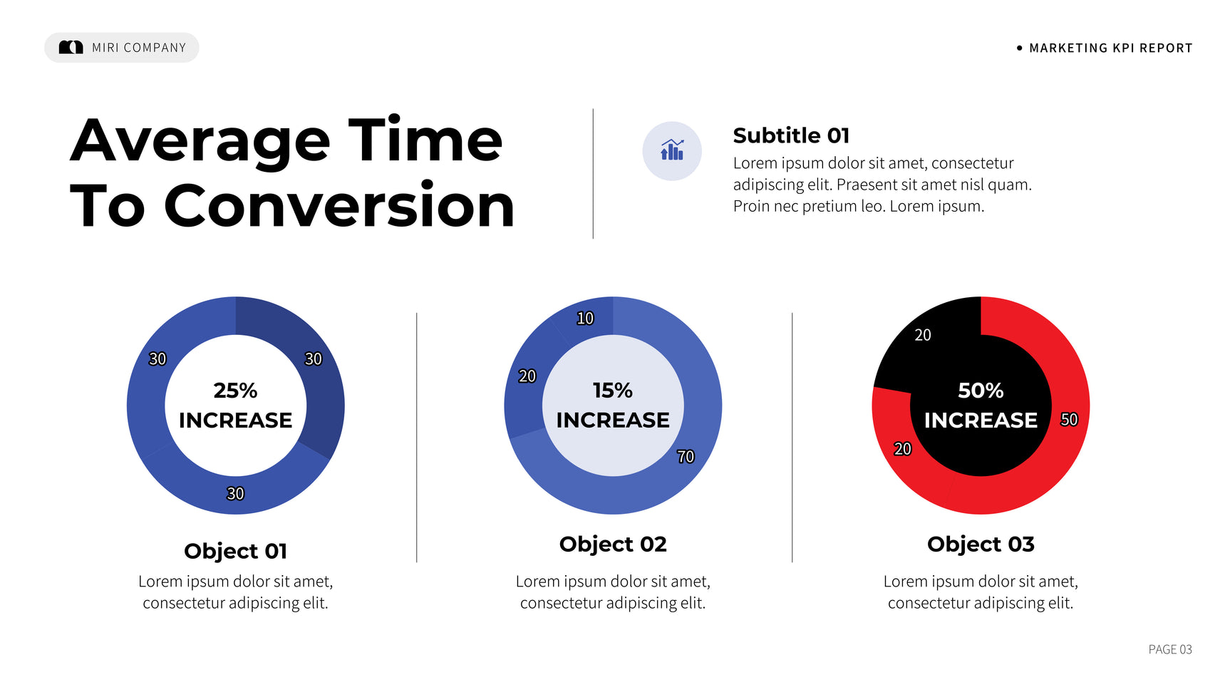 Blue Modern Marketing Report