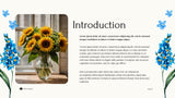 Blue Floral Nonprofit Sustainable Earth Presentation