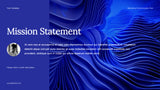 Blue Abstract Marketing Plan