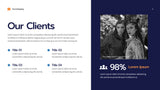Navy Geometric Business Presentation