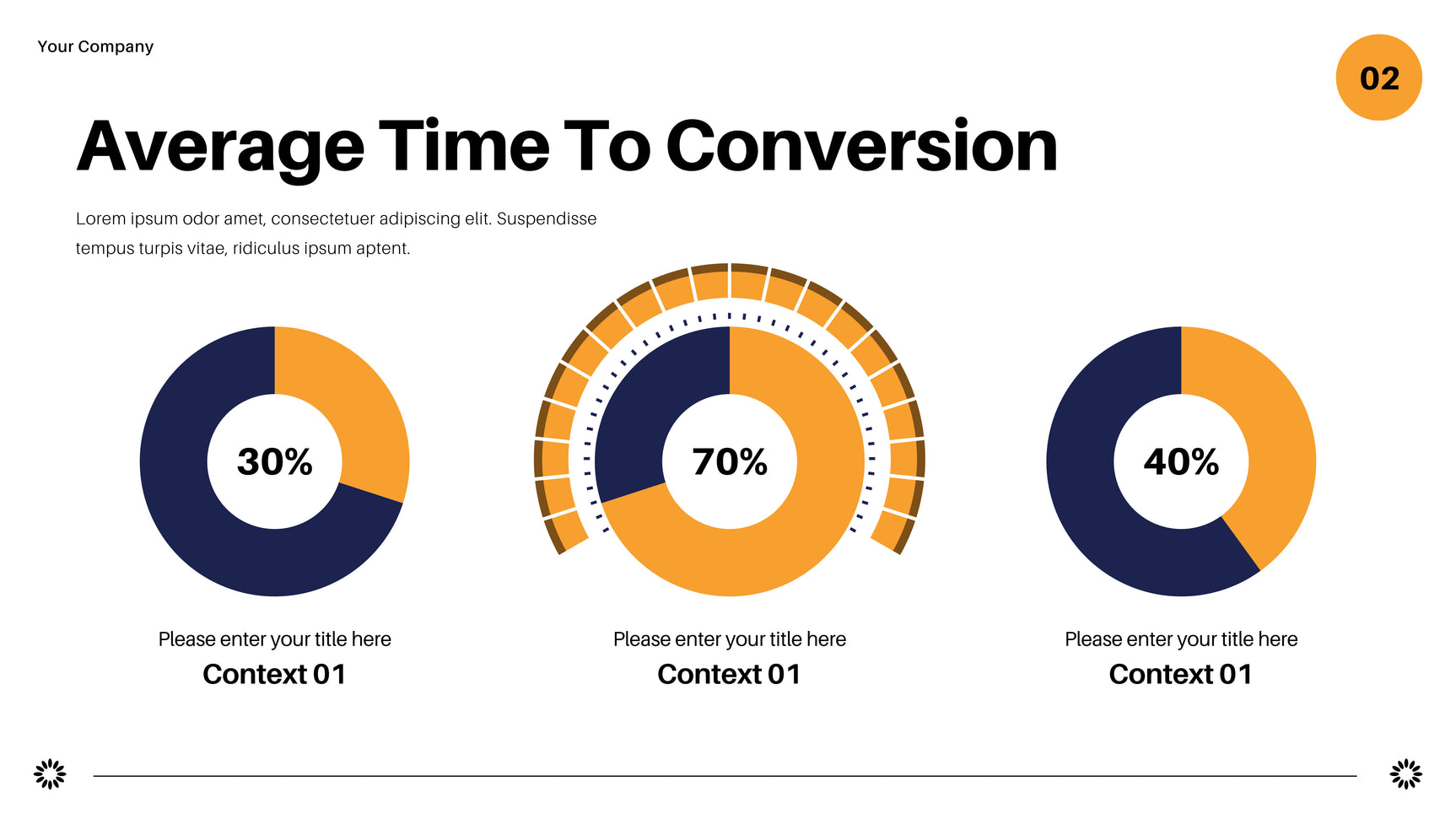 Navy Geometric Marketing Report
