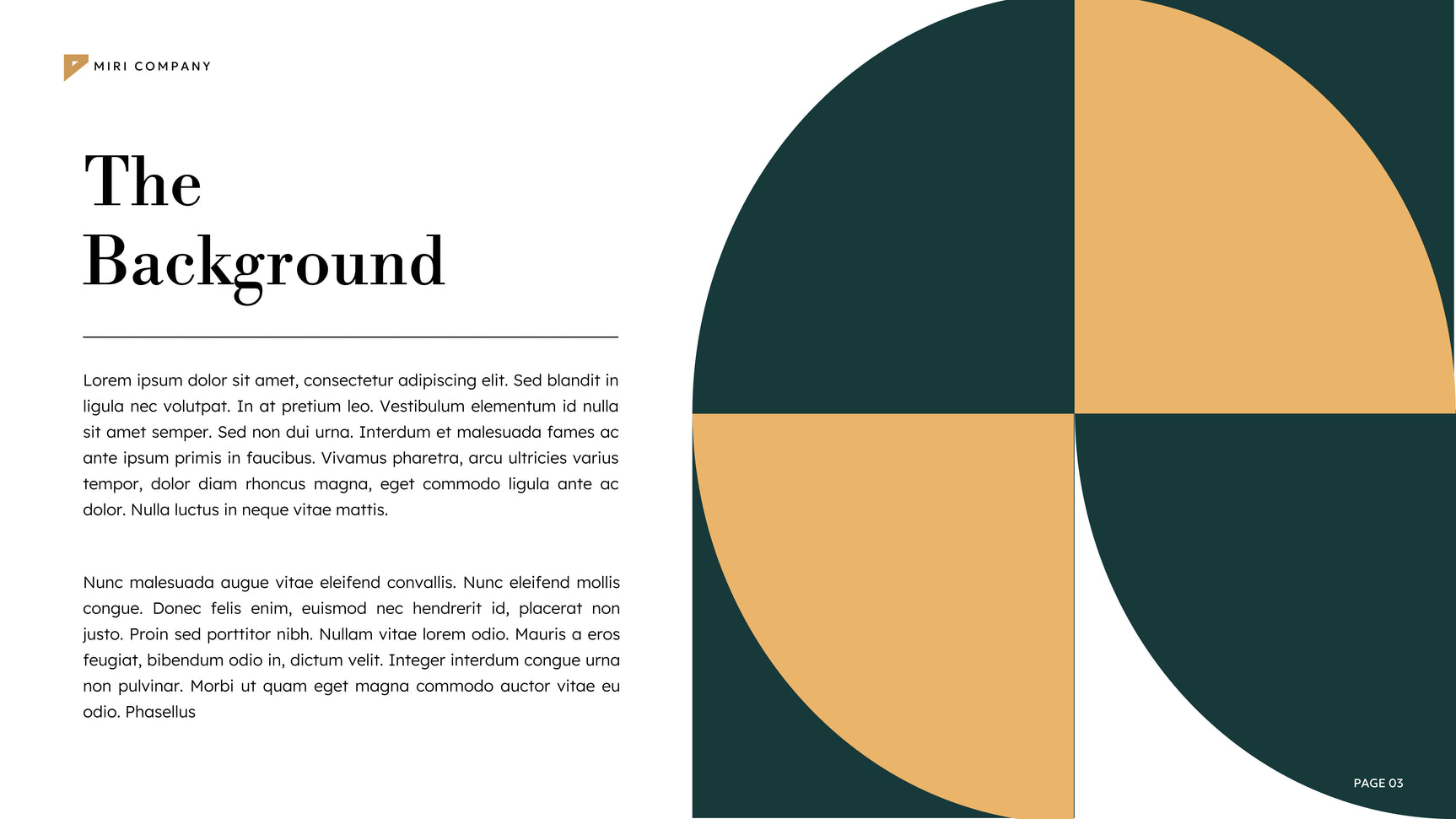 Teal Geometric Marketing Plan