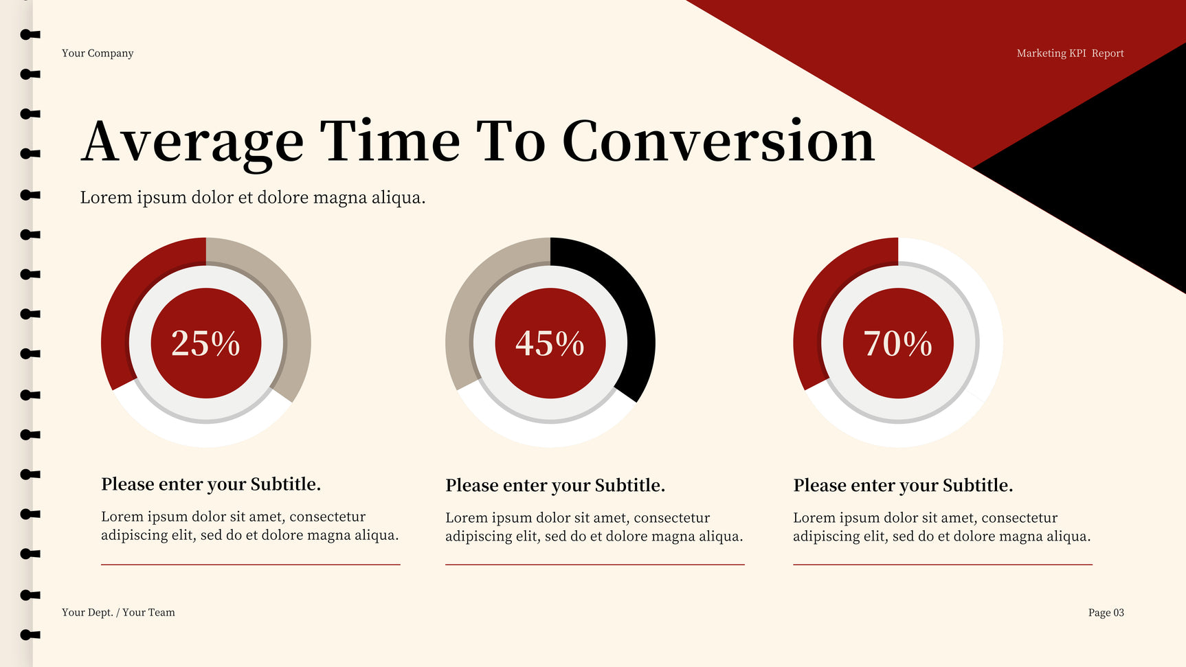 Red Modern Marketing Report Presentation