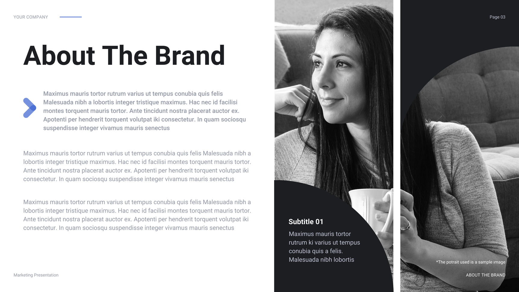 Blue Modern Social Media Report