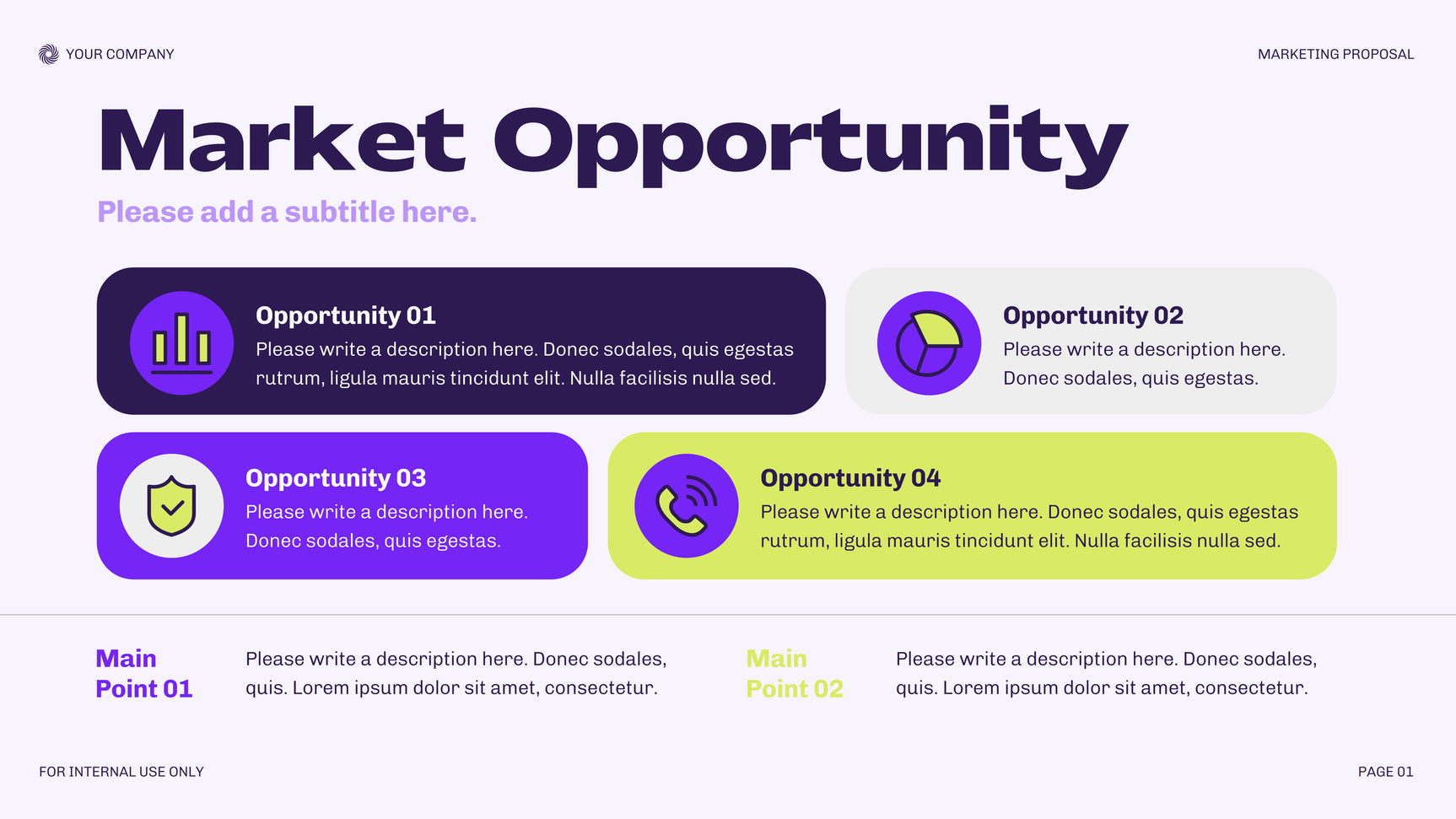 Purple Modern Marketing Document