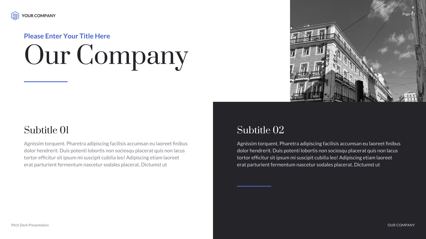 Blue Modern Agency Presentation
