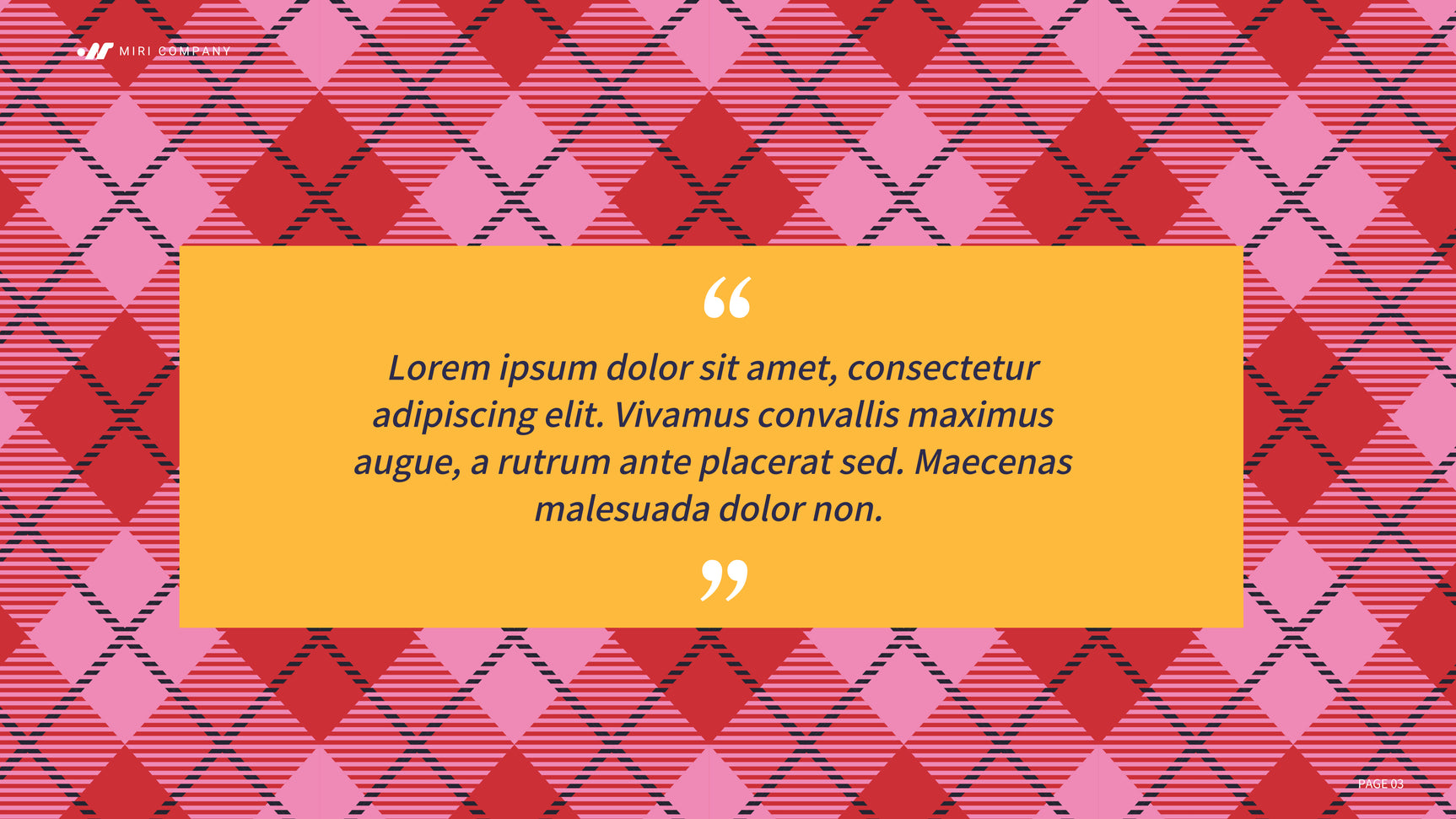 Red Modern Marketing Plan