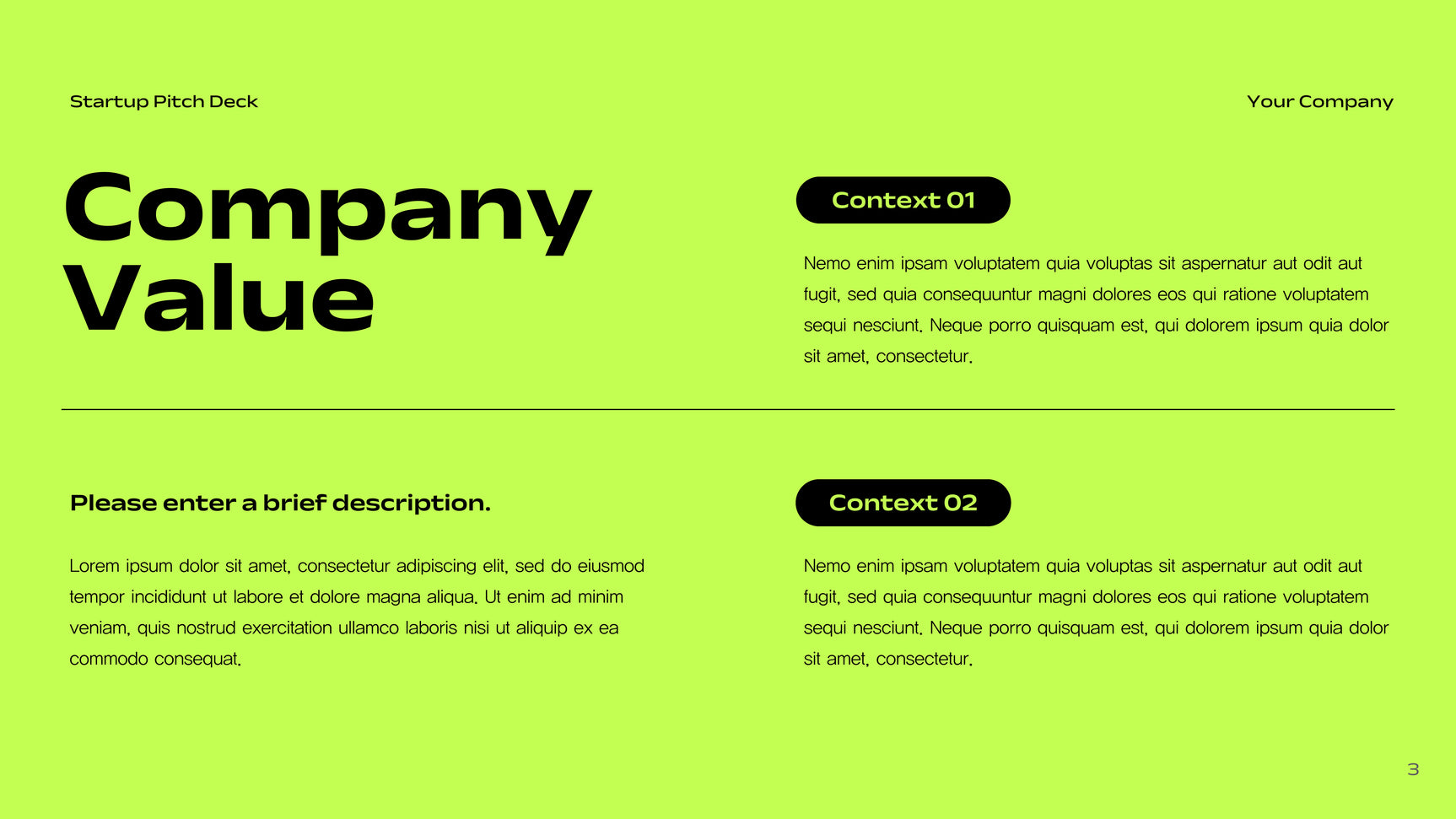 Black Modern Startup Pitch