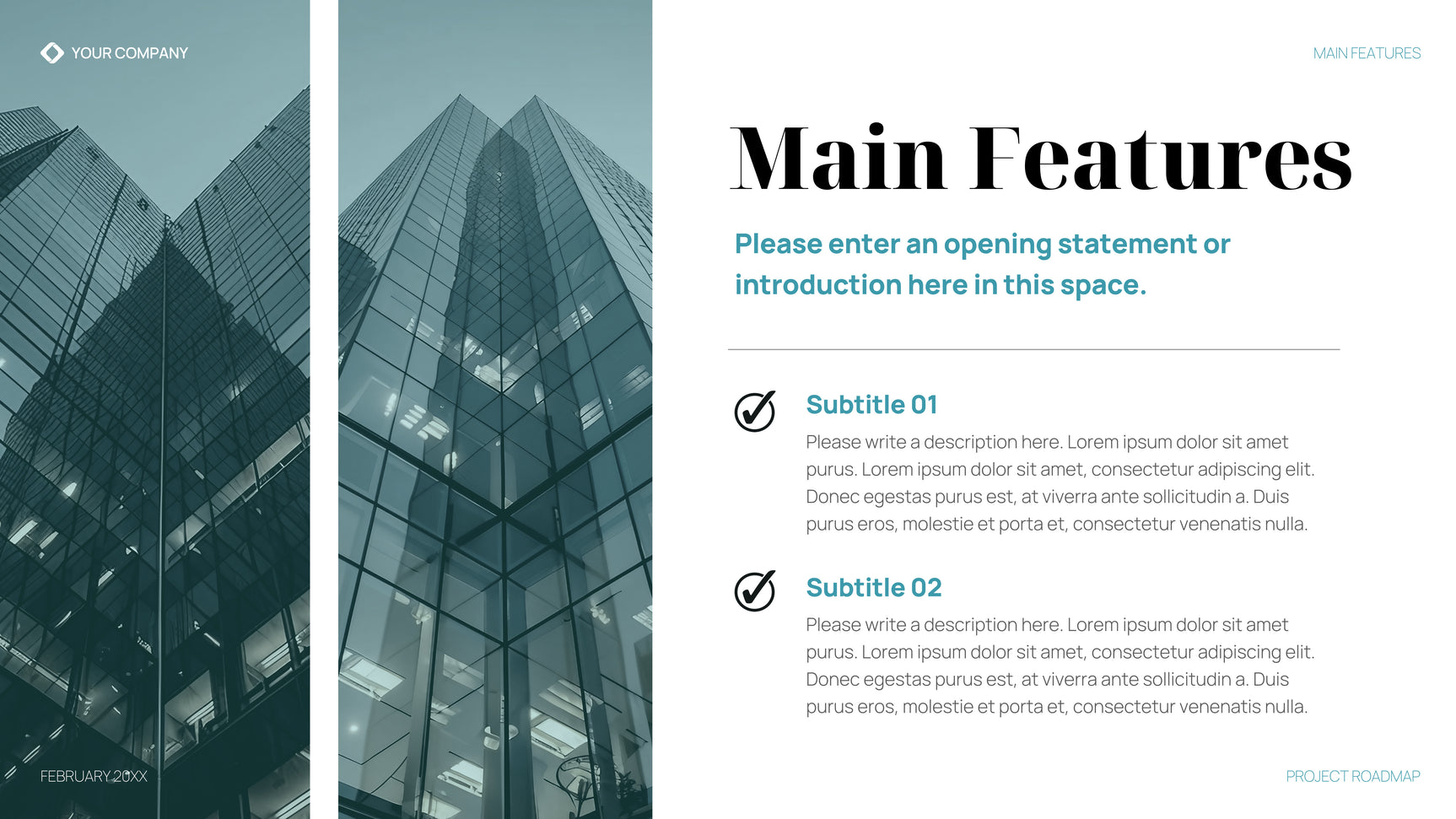Teal Modern Business Plan Presentation