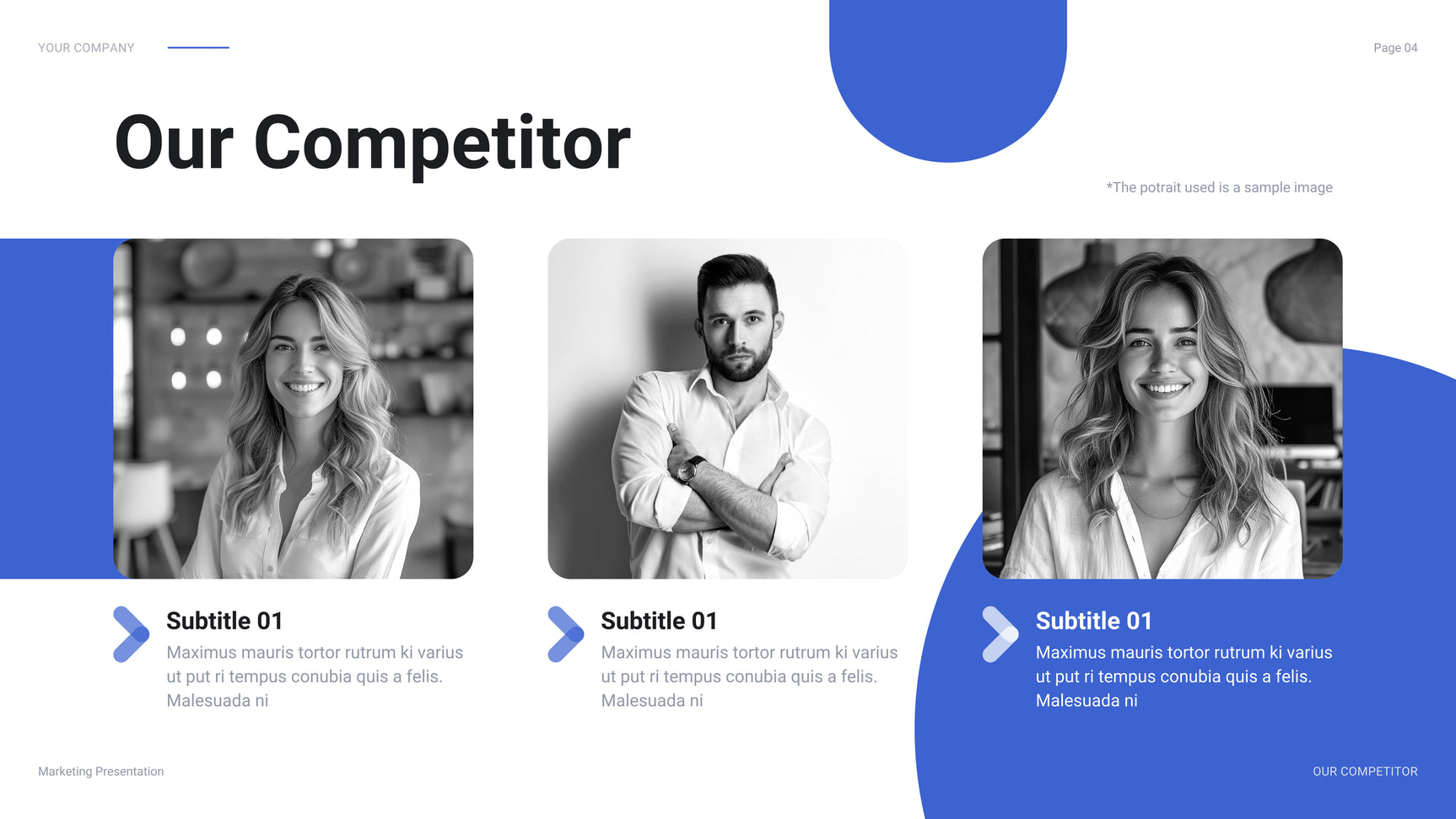 Blue Modern Social Media Report