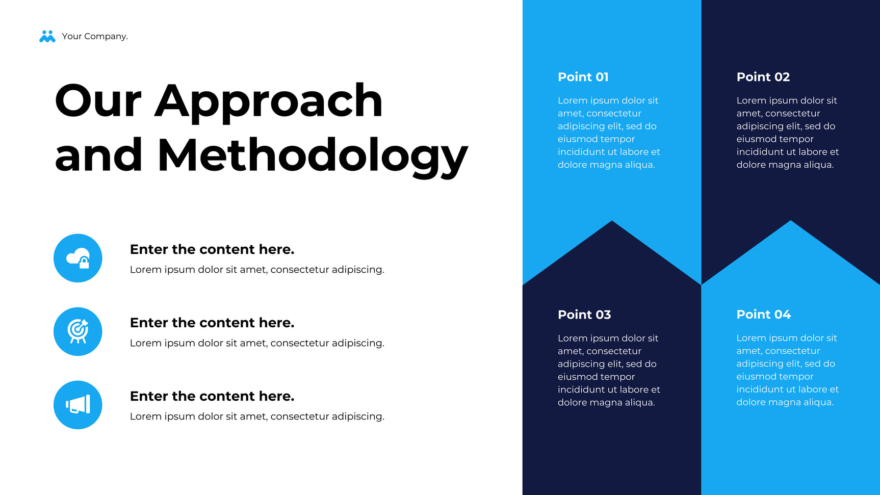 Blue Geometric Business Presentation
