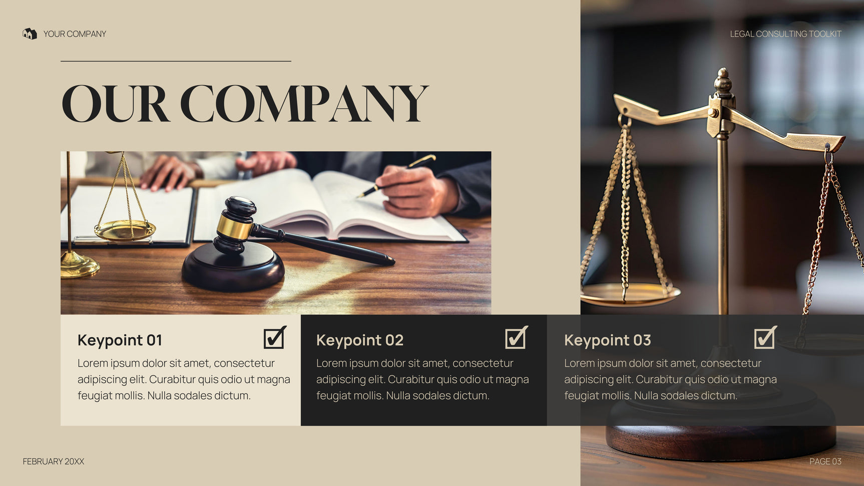 Grey Professional Legal Presentation