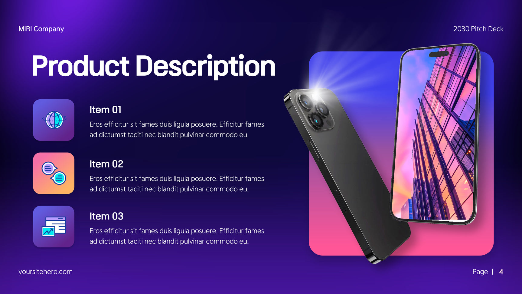 Colorful Modern Media Kit Pitch