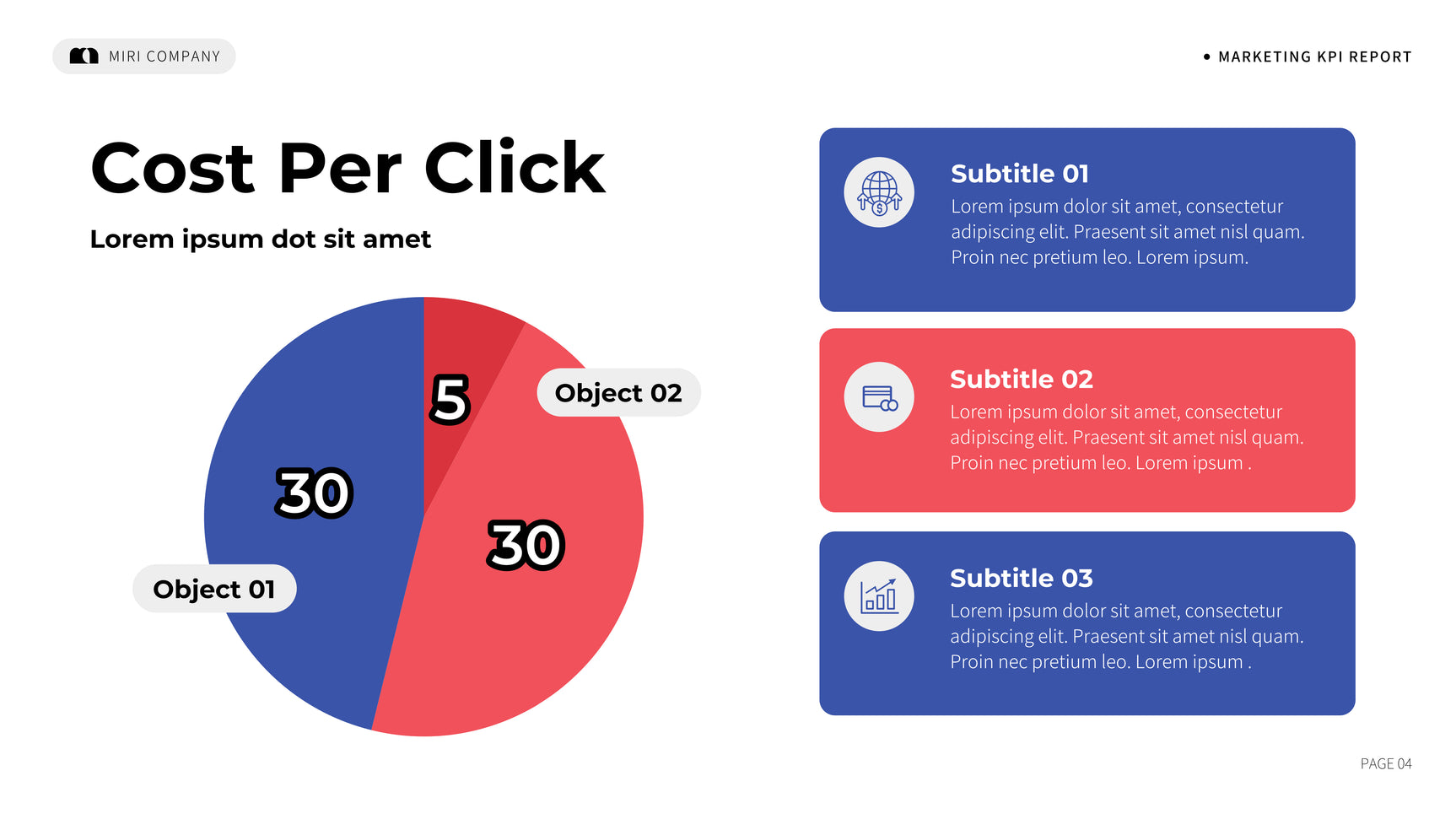Blue Modern Marketing Report
