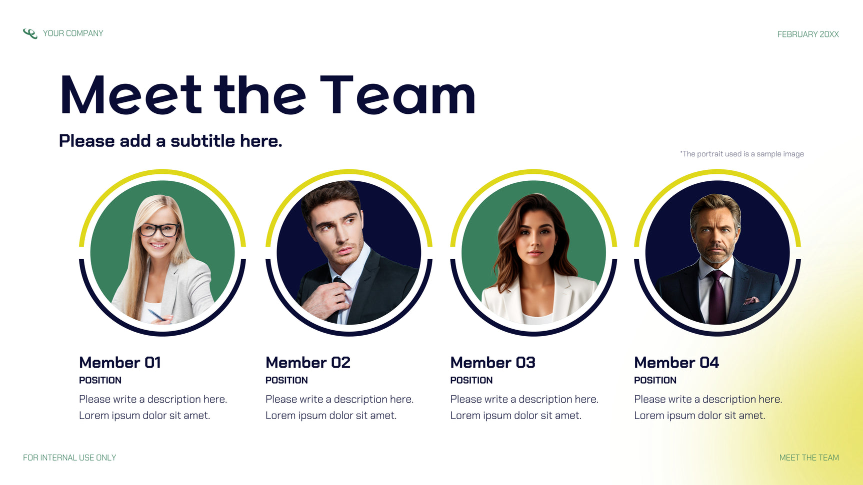 Navy Modern Startup Presentation