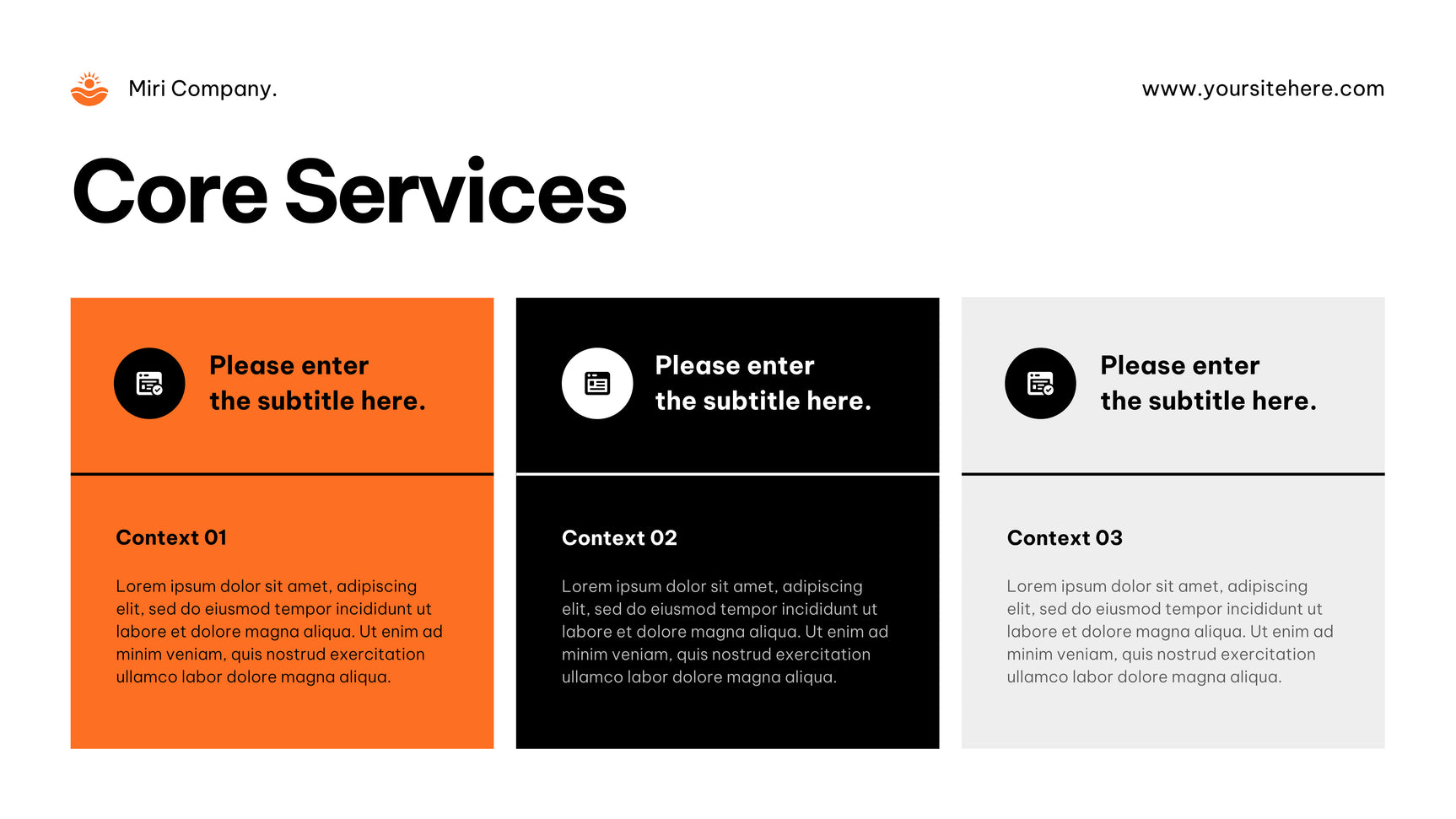 Orange Modern Agency Advertisement