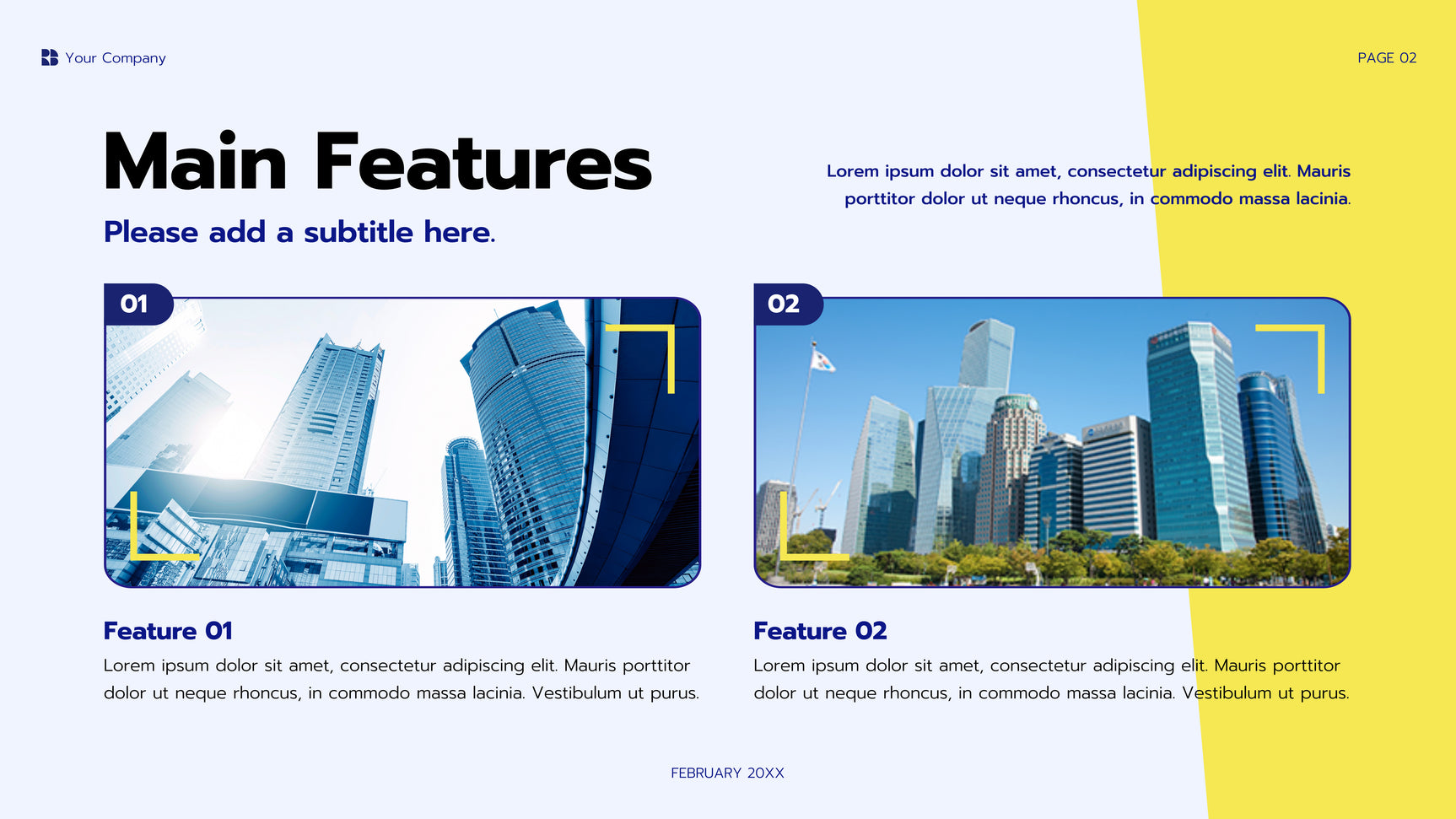 Blue Modern Project Presentation